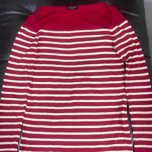 유나이티드애로우 스트라이프 긴팔티셔츠