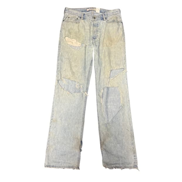 00s Style Old Fade Repair Jeans