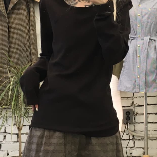 버버리 블랙라벨 긴팔 슬리브