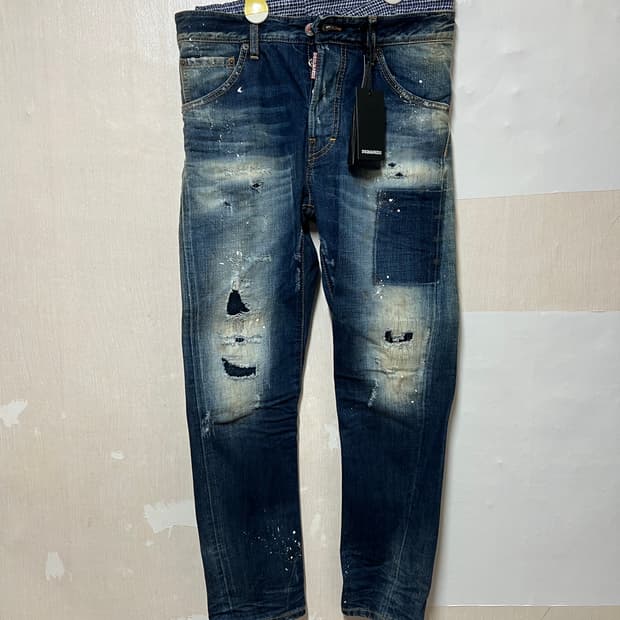 디스퀘어드2 클래식 케니 트위스트 진 데님 44사이즈 2014 빈티지