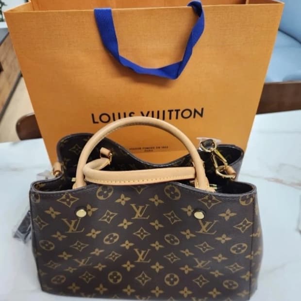 루이비통 몽테뉴 모노그램 토트백