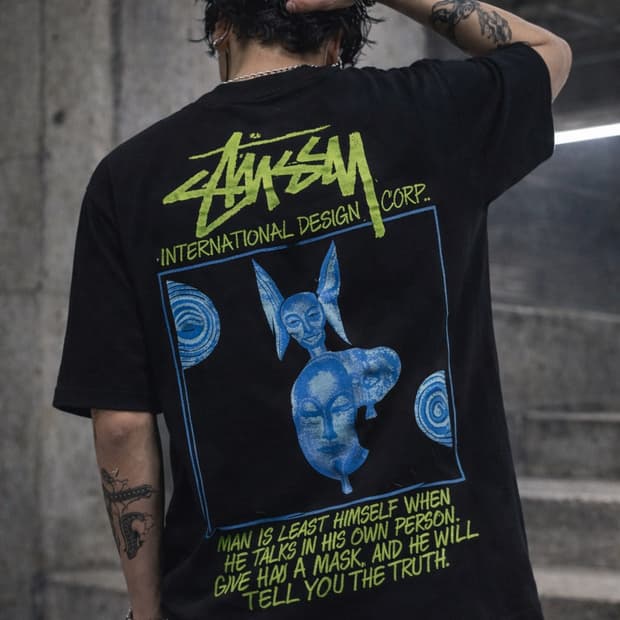 👕 Stüssy 스투시 인터내셔널 디자인 그래픽 반팔 티셔츠