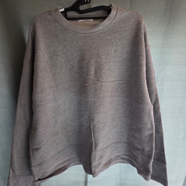 5천원 급처! 그레이 단색 맨투맨 아방핏