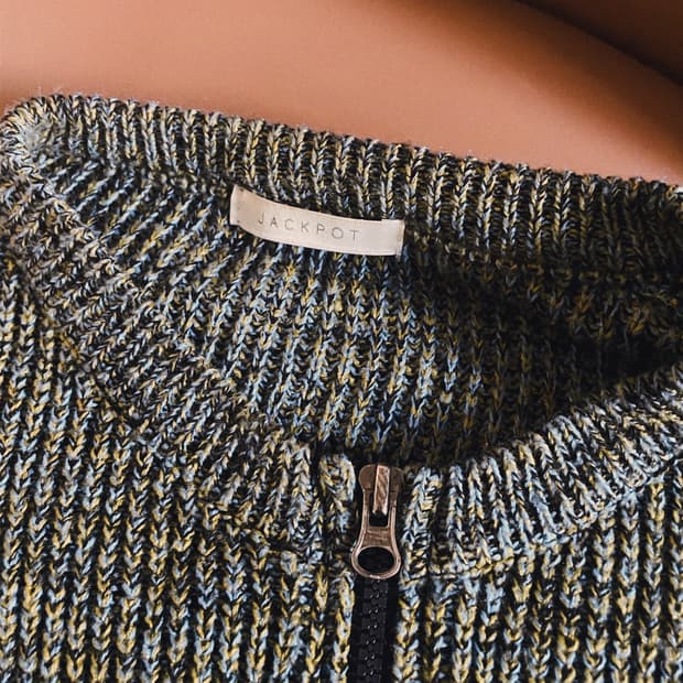 투웨이 니트 집업 가디건