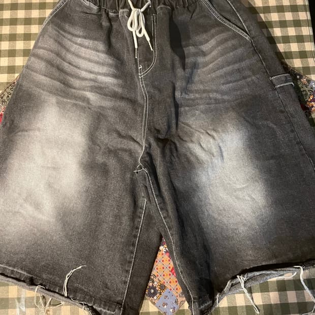 워싱 버뮤다 팬츠