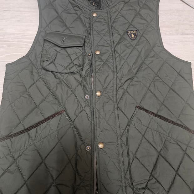 [S] 폴로 퀄팅 조끼 팝니다