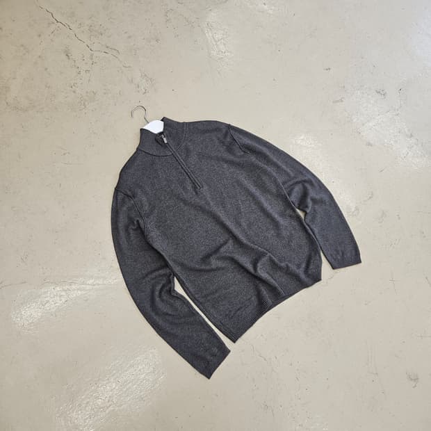 Zegna sport 제냐 스포츠 울 니트 반집업 M~L