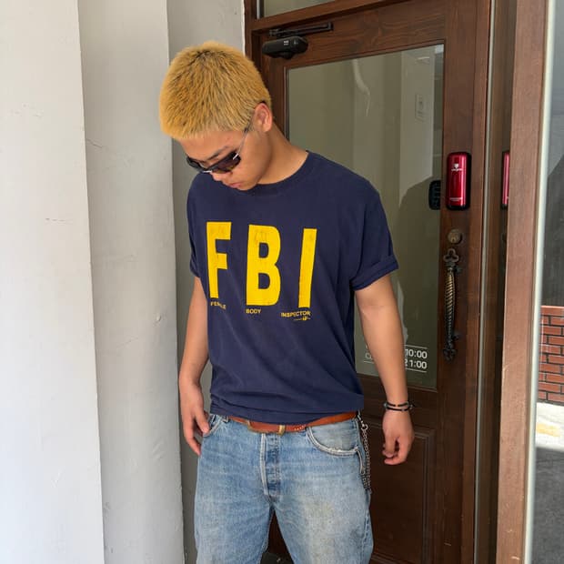 00’s FBI parody American culture print T