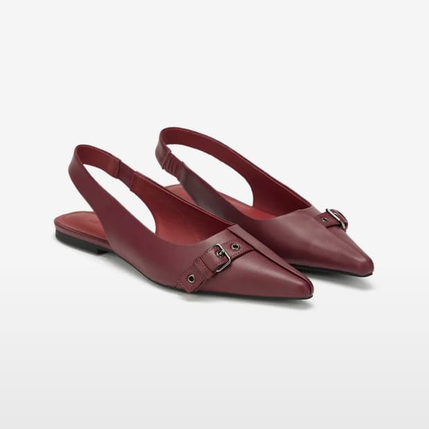 다이닛 버클 뮬 버건디 DEINET BUCKLE MULE 230