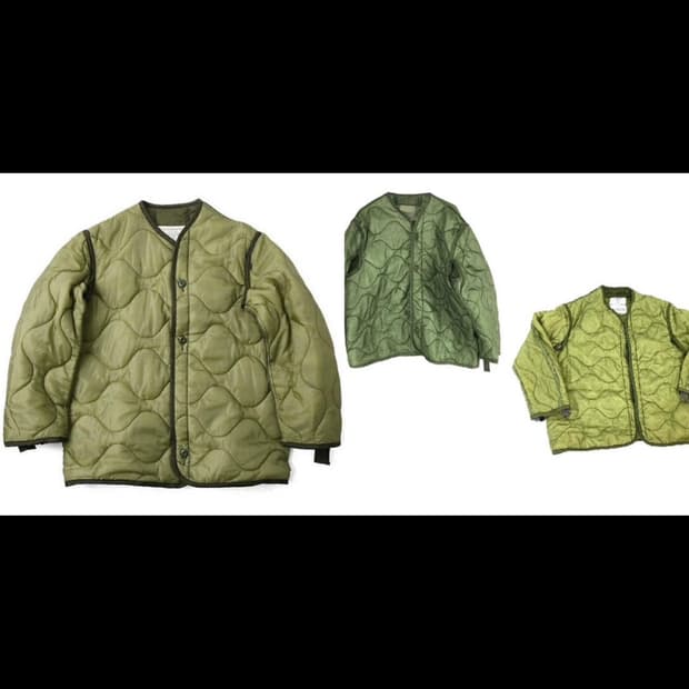 (L) 오리지널 미군 M65 필드자켓 내피 라이너 자켓 깔깔이