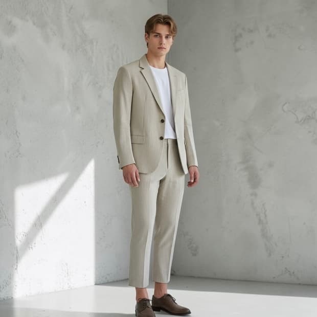 50/ 솔리드옴므 21SS 셋업 수트 (자켓 + 팬츠)