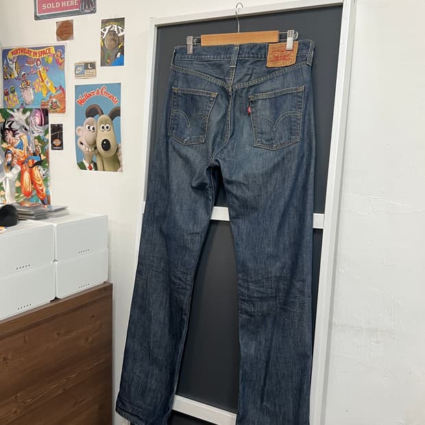00s Levis 리바이스 501 스트레이트 버튼플라이 데님 팬츠