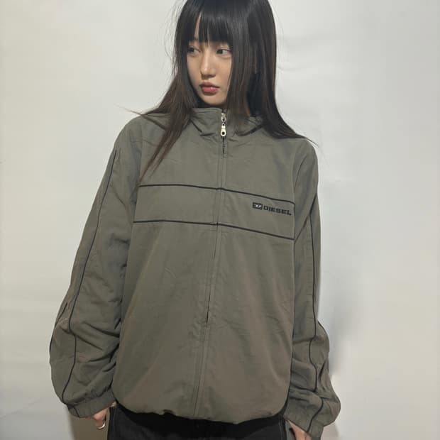 90s DIESEL 양면 라이트 윈드 점퍼