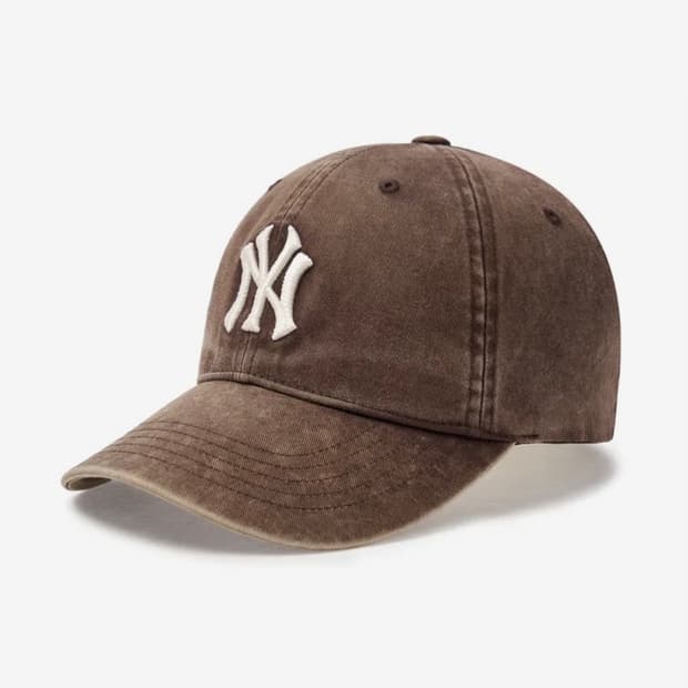 1회착) MLb 헤비 워싱 언스트럭쳐 볼캡