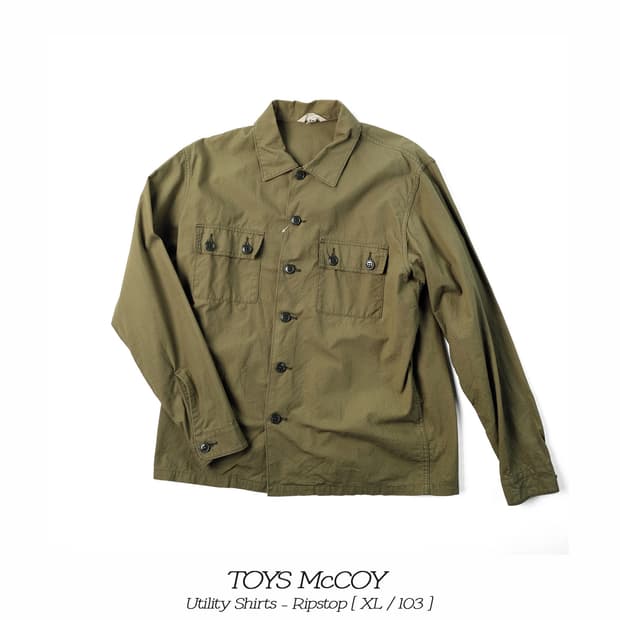 토이즈맥코이 유틸리티 립스탑 셔츠 XL사이즈