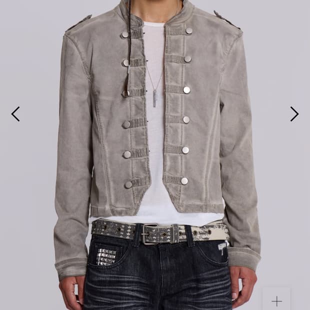 Rebel Military Jacket in Clay