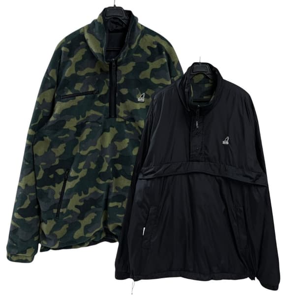 캉콜 리버시블 카모 아노락점퍼