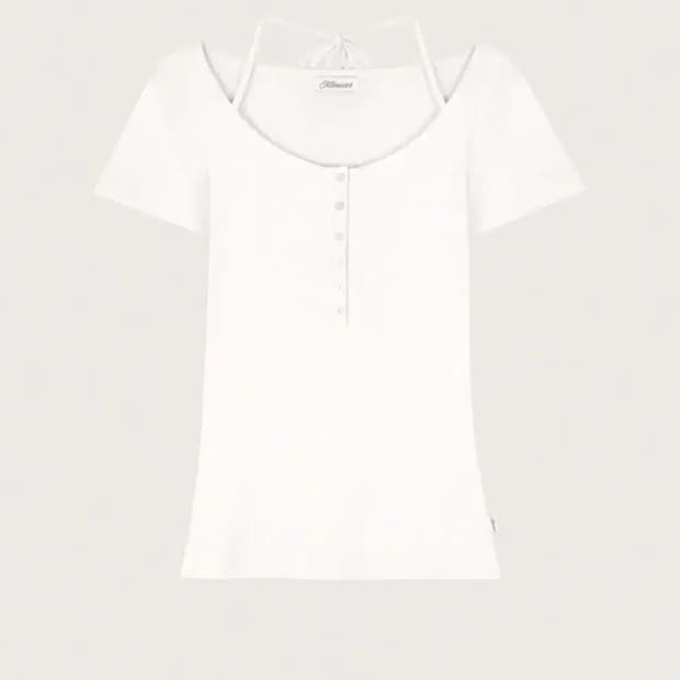 클리시어X프리따 벨라티 반팔 화이트