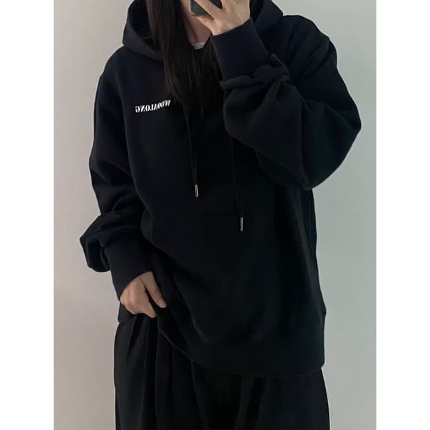 우알롱 후드티