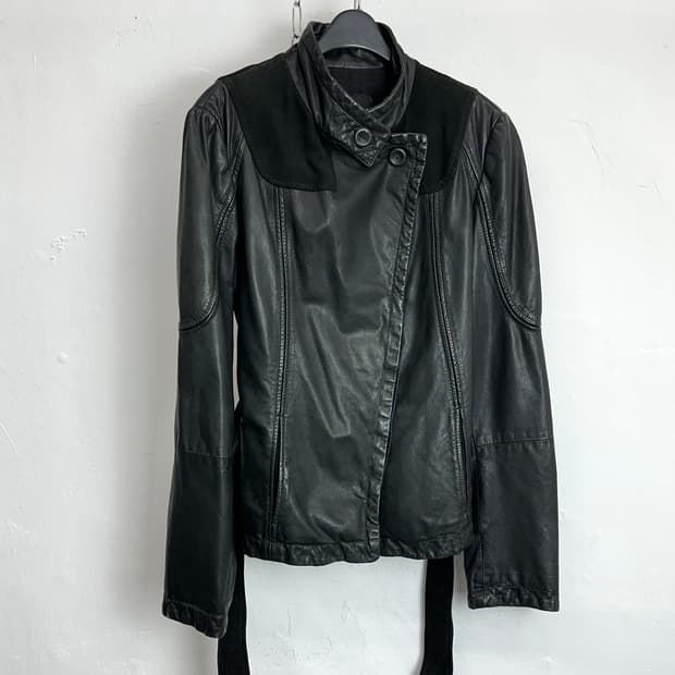 Emporio Armani Asymmetric Button-Up Lamb