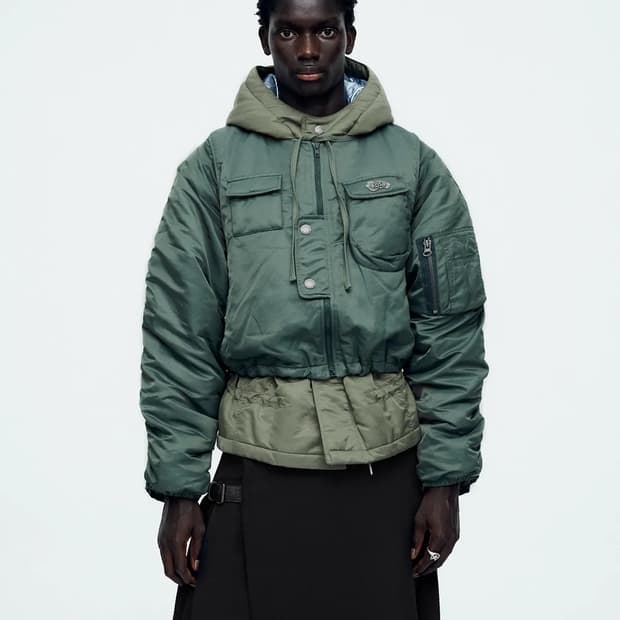 앤더슨벨 헤이든 베스트 레이어드 패디드 자켓 s/m