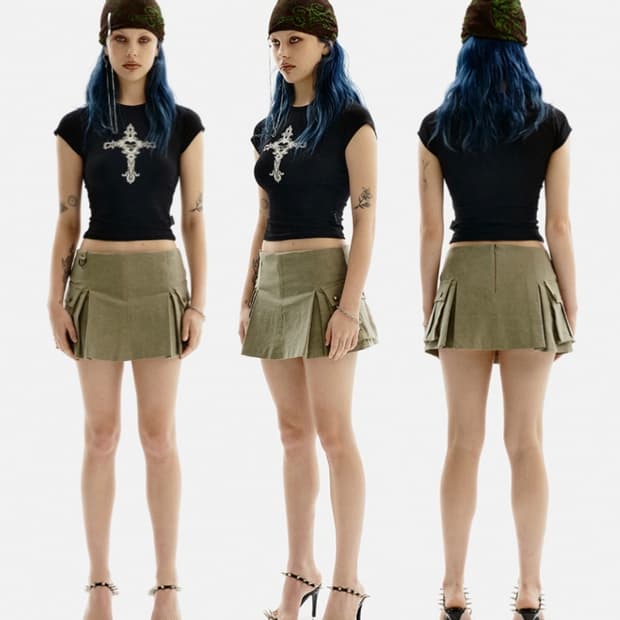expierd girl 익스파이어드걸 앤틱 크로스 티