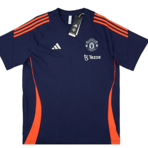 맨유 24-25 아디다스 트레이닝 티(새상품, 해외 M(100))