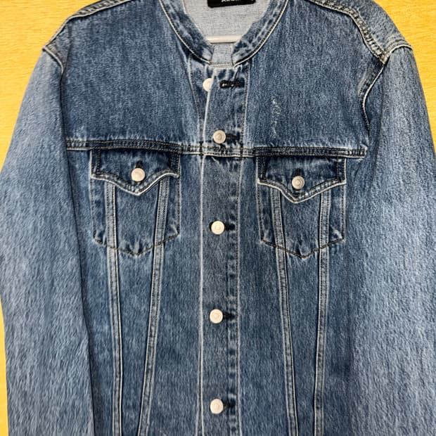 ALOM 카라리스 중청 데님 자켓 M