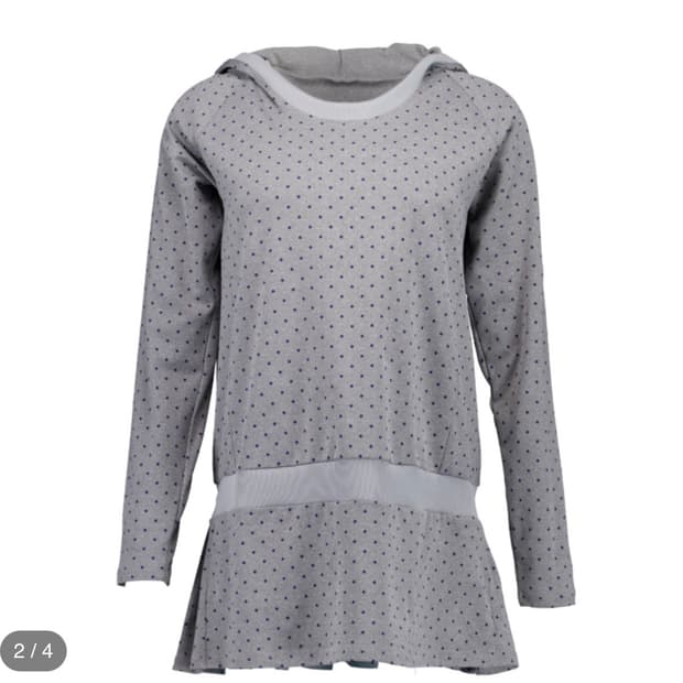 Shalomclub 샬롬클럽 MOLA 도트 후디 드레스