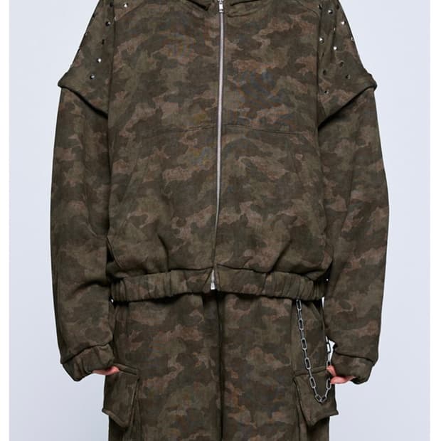 Steppa camo 후드집업