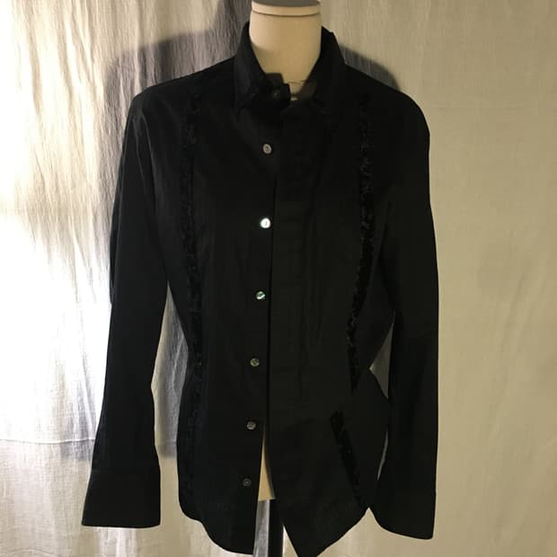 Katharine Hamnett London Black Shirt