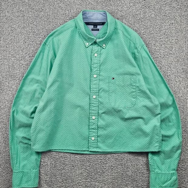 타미힐피거 셔츠 크롭 커스텀 ( L ) / 12013