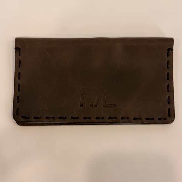 RRL Rough-Out Leather Card Guardian