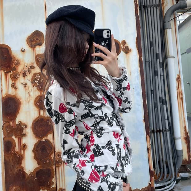 🎸MOSCHINO 패턴 디테일 자켓🎸