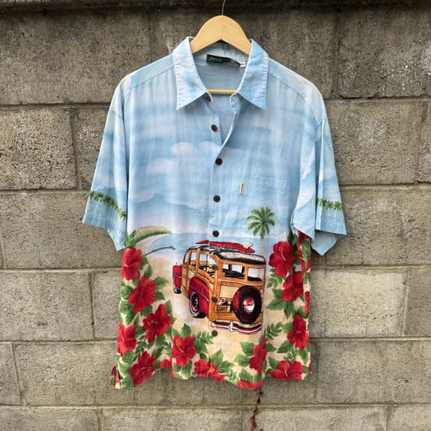Koko island 빈티지 하와이안 셔츠 xl