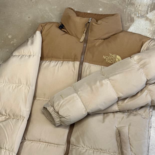 S 노스페이스 1996 눕시 600 브라운 다운 패딩