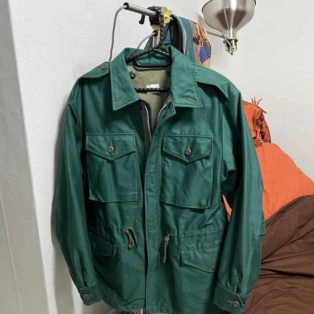 The real mccoys m-51 field jacket green