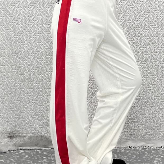 푸마 올드스쿨 레트로 00's 배색 사이드버튼 트랙팬츠 L C13407