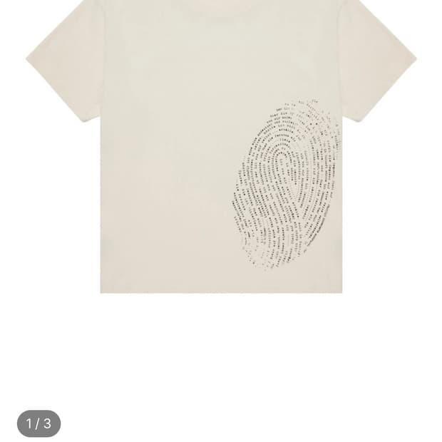 Bordr TRACE T-SHIRTS (CREAM) 
