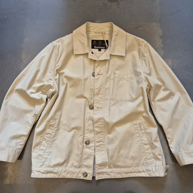 바버 크림던 코튼 자켓