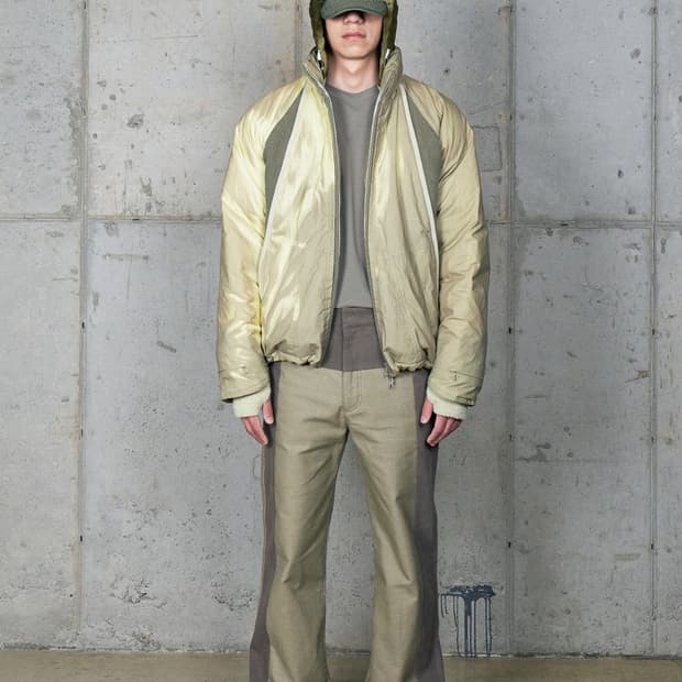 [4] 엑슬림 ep04 01 다운 자켓 레몬그린 패딩