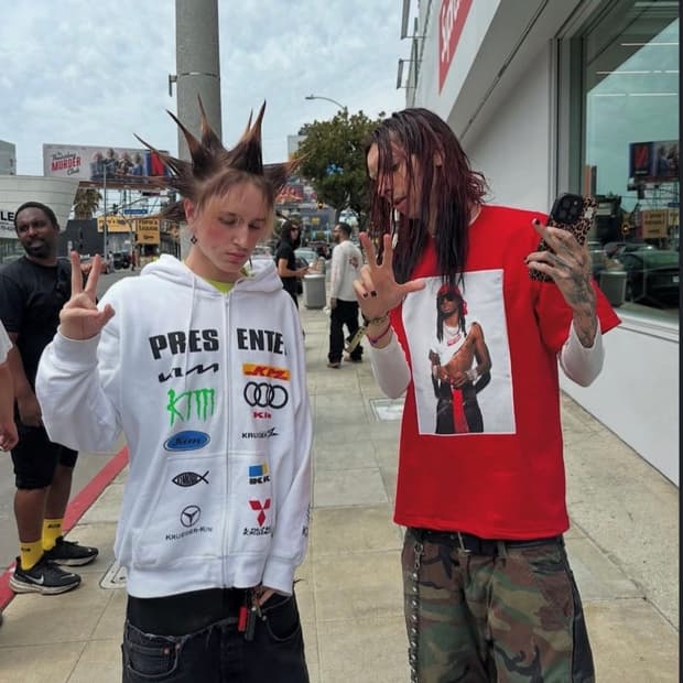 Kim Krueger ”Presented by” Logo Hoodie