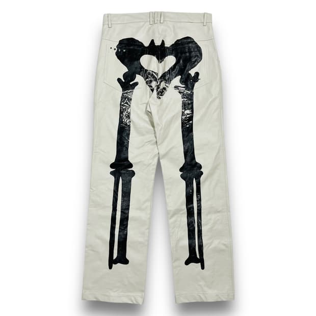 ESEELMI VEGAN LEATHER WIDE PANTS