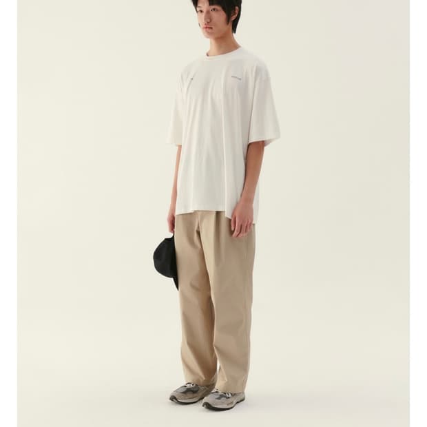 노드아카이브 와이드 테이퍼드 치노팬츠