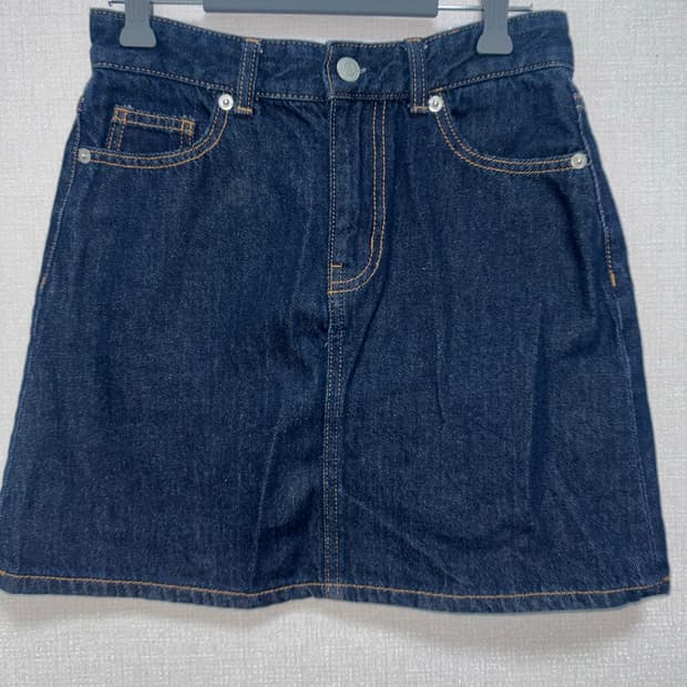 청데님 미니스커트