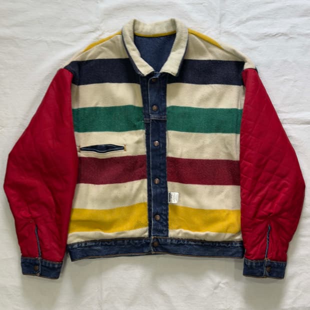 90s 리바이스 허드슨 베이 데님 재킷 USA