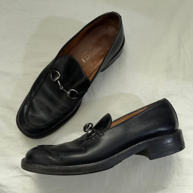 구찌 톰포드기 홀스빗 레더 로퍼