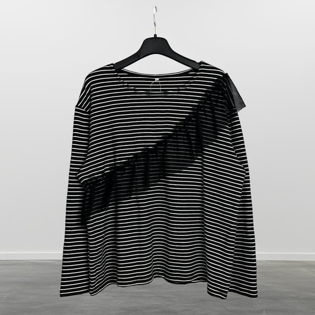 7DAYS CLOSET 스트라이프 롱 슬리브