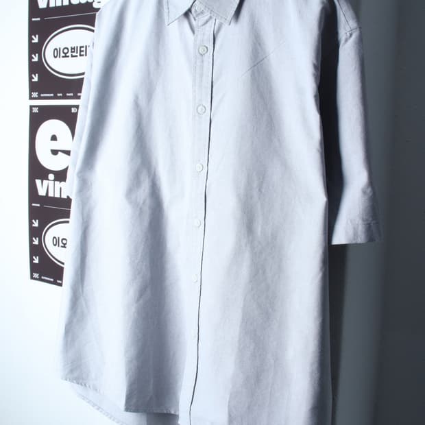 (L-XL) 무신사 스탠다드 반팔 카라 티셔츠 셔츠 남방-H32513