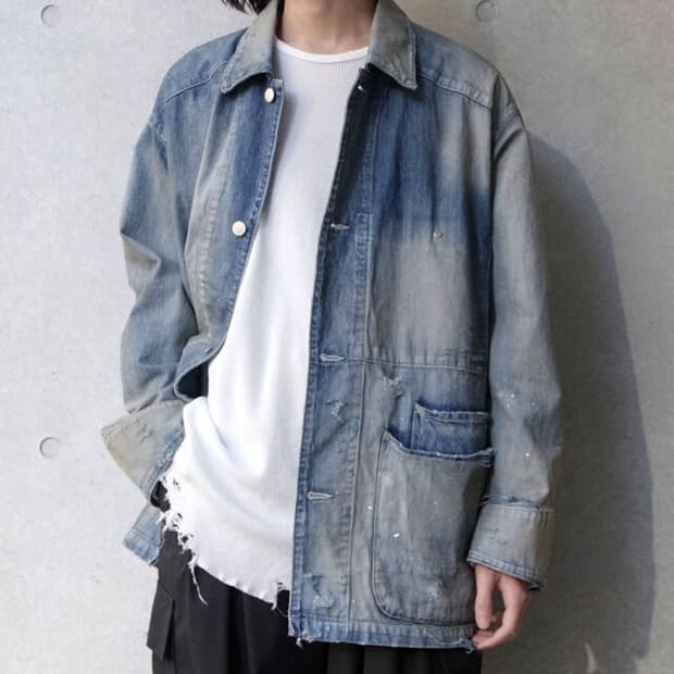 [1] Ancellm Denim Coverall _ Indigo